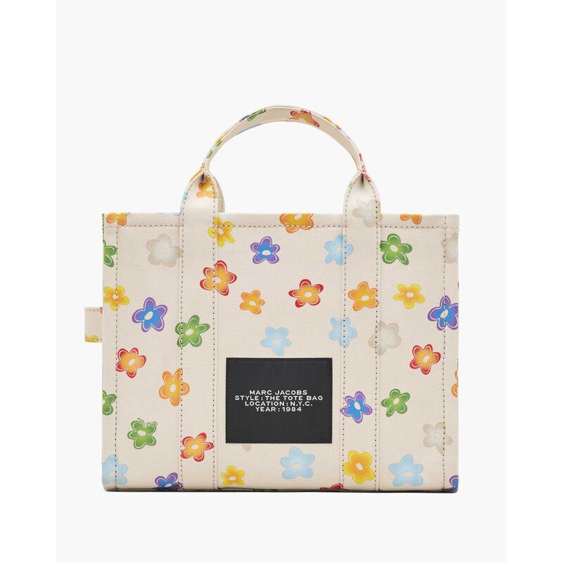MARC JACOBS The Wild Daisy Canvas Medium Tote Bag image number 3